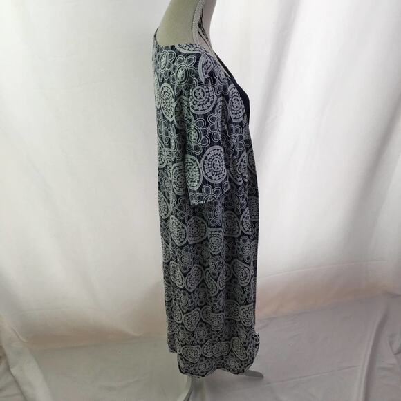 Perceptions Short Sleeve Print Faux-Jacket Dress - Picture 11 of 16